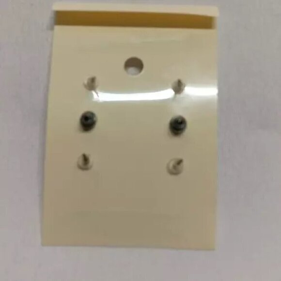 Christmas Fashion Earrings Set Studs 3 Pack Red Bell Holiday Hat Solitaire NWT - Picture 3 of 4